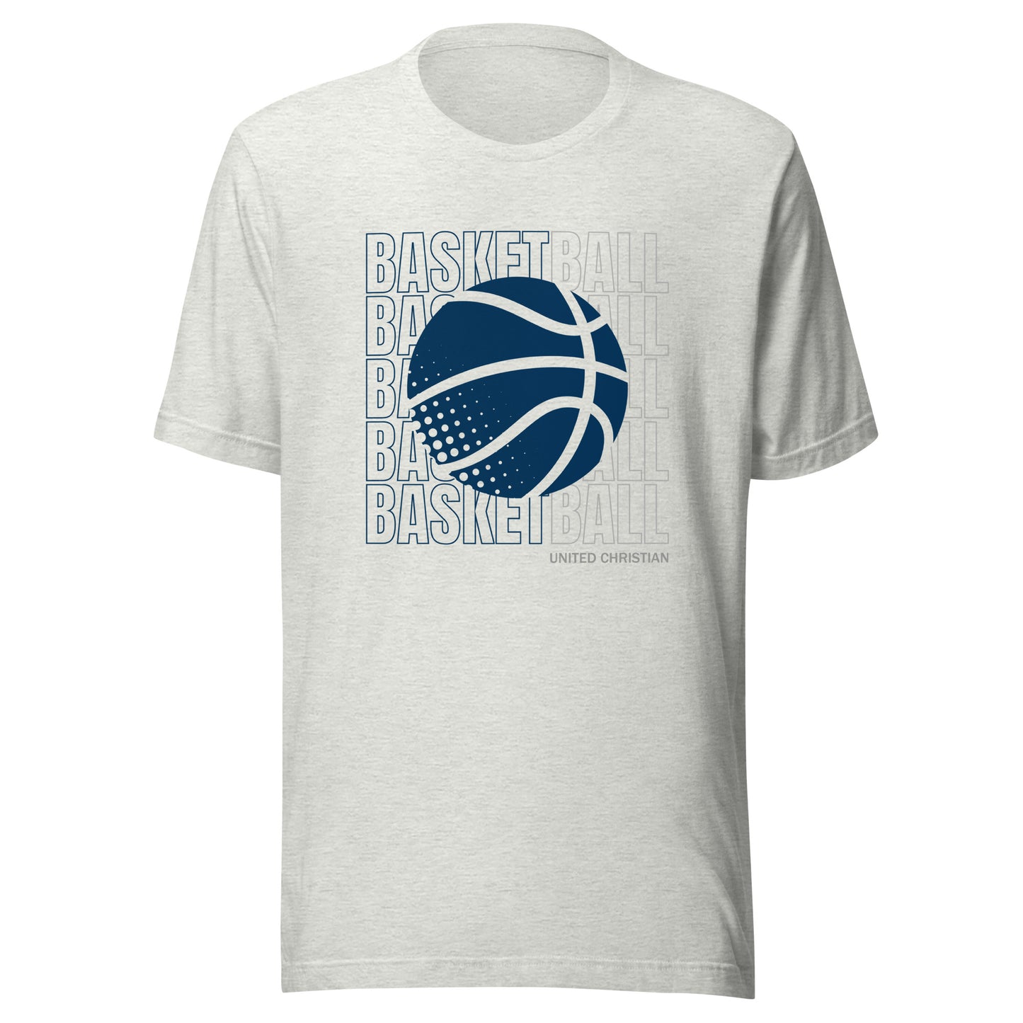 Basketball Block Text T-Shirt - Light