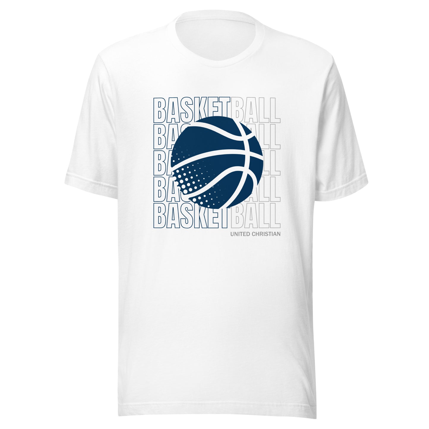 Basketball Block Text T-Shirt - Light