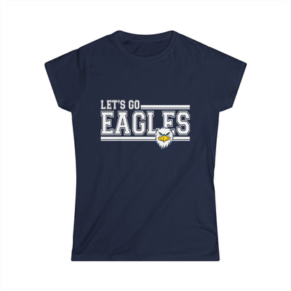 Women's Cheer Tee, Sporty Graphic T-Shirt, Game Day Apparel, Eagles Fan Gear, Comfortable Casual Wear