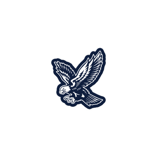 Eagle side-view bubble-free sticker