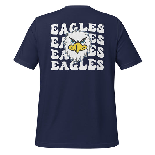 Fierce Eddie the Eagle Groovy T-shirt - Navy