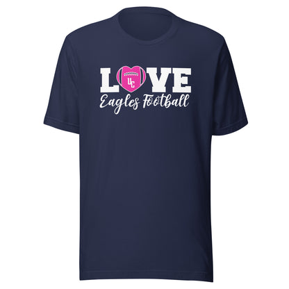 Love Eagles Football T-Shirt