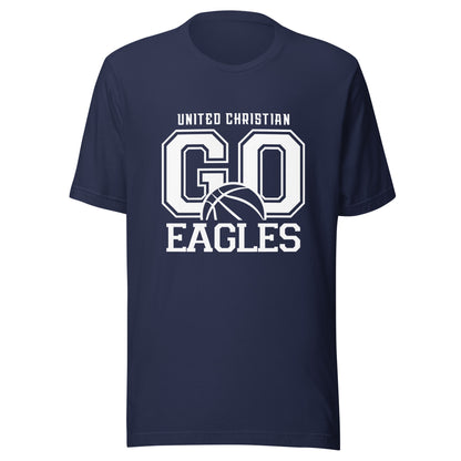 Go Eagles Basketball T-Shirt - Navy