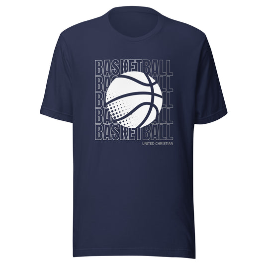 Basketball Block Text T-Shirt