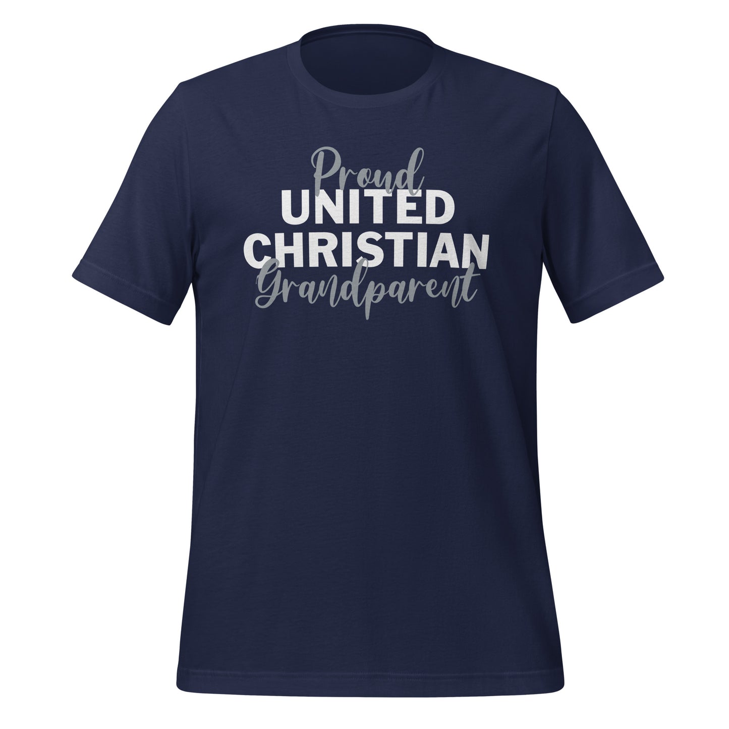 Proud United Christian Grandparent T-shirt - Navy