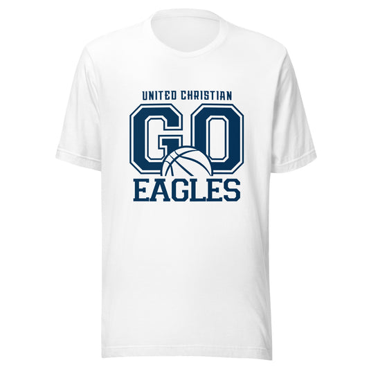 Go Eagles Basketball T-Shirt - Light