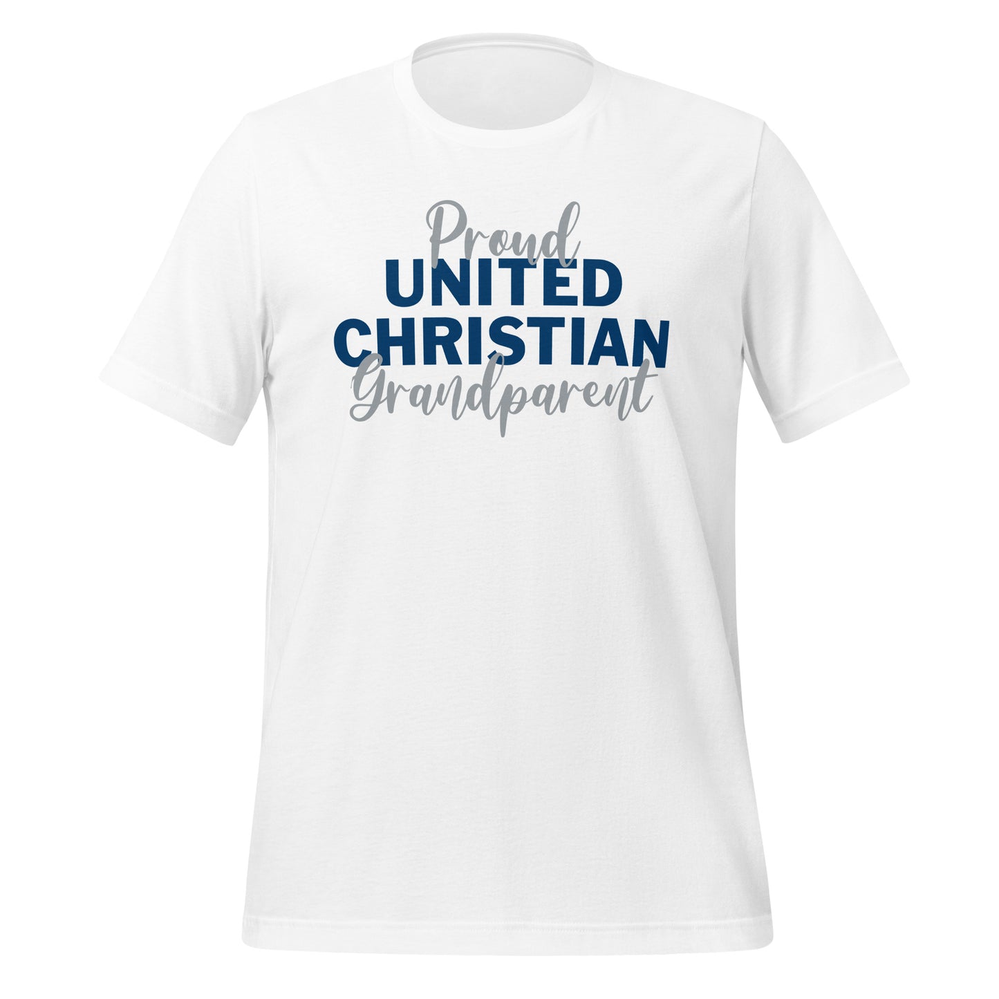 Proud United Christian Grandparent T-shirt - White