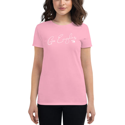 Go Eagles Women's T-Shirt - Dark & Pink