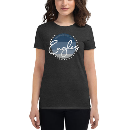 Eagles Navy Blue Sunset Women's T-Shirt