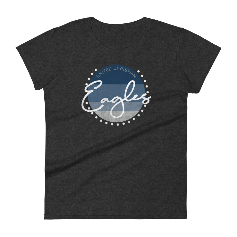 Eagles Navy Blue Sunset Women's T-Shirt