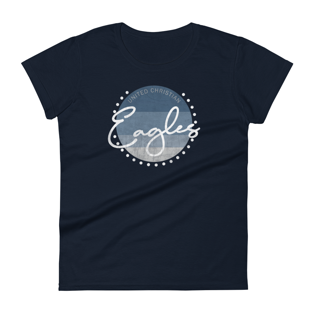 Eagles Navy Blue Sunset Women's T-Shirt