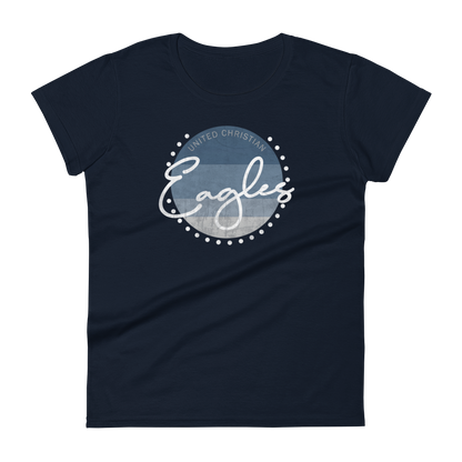 Eagles Navy Blue Sunset Women's T-Shirt