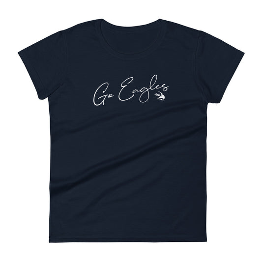 Go Eagles Women's T-Shirt - Dark & Pink