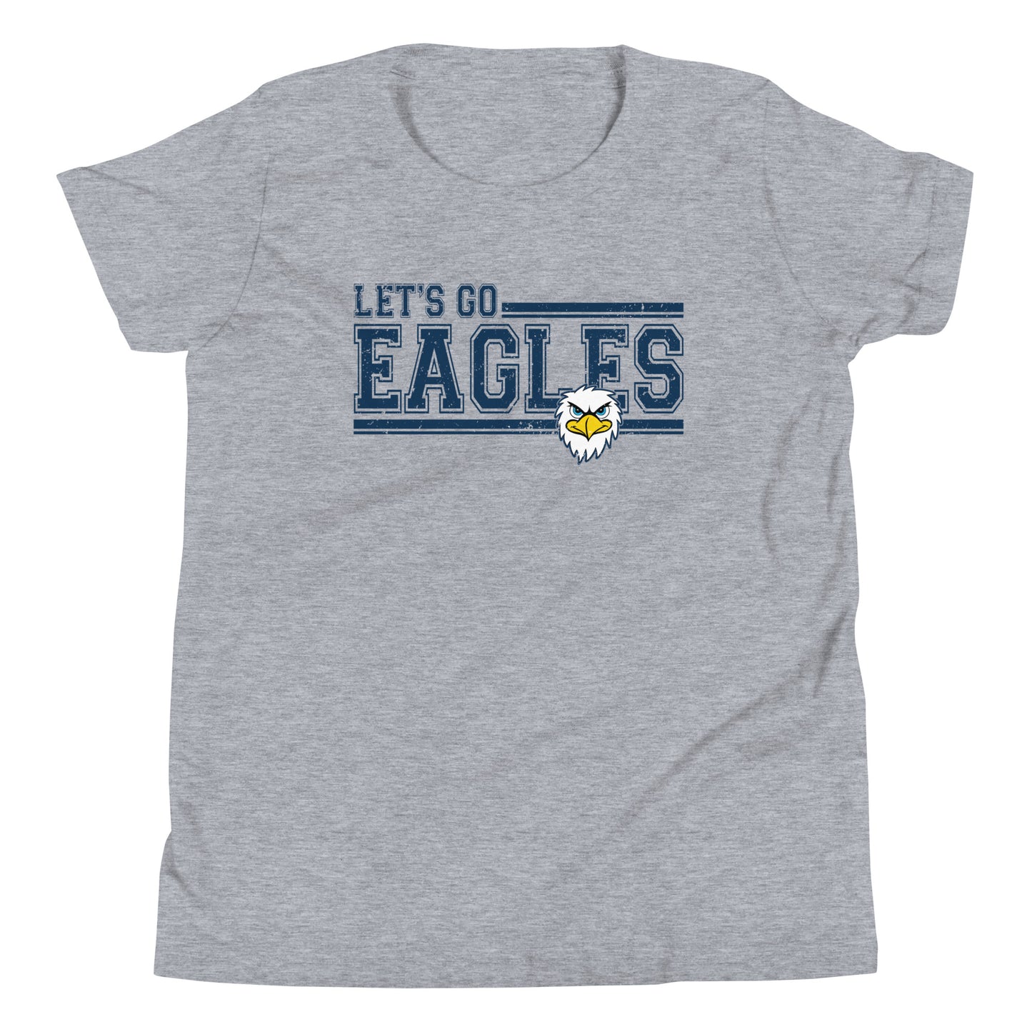 Let's Go Eagles Fierce Youth T-Shirt - White