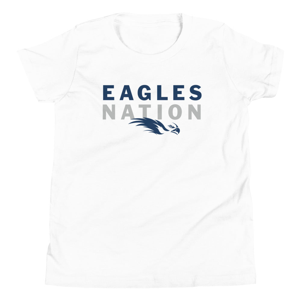 Eagles Nation Youth T-Shirt - White