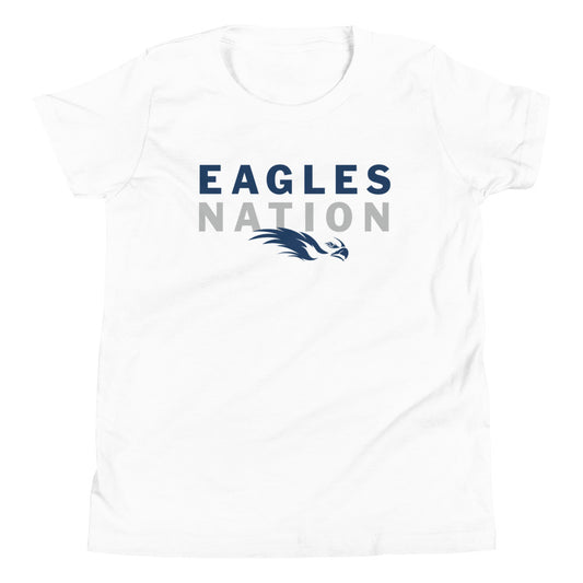 Eagles Nation Youth T-Shirt - White