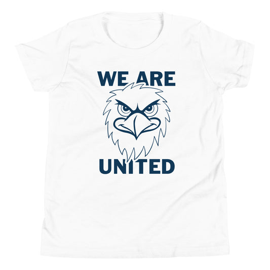 We Are United Fierce Eagle Youth T-Shirt - White